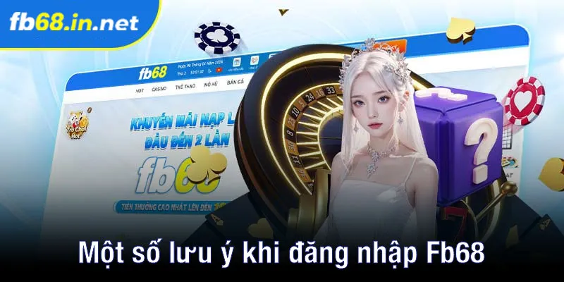 Một số lưu ý khi tiến hành đăng nhập Fb68